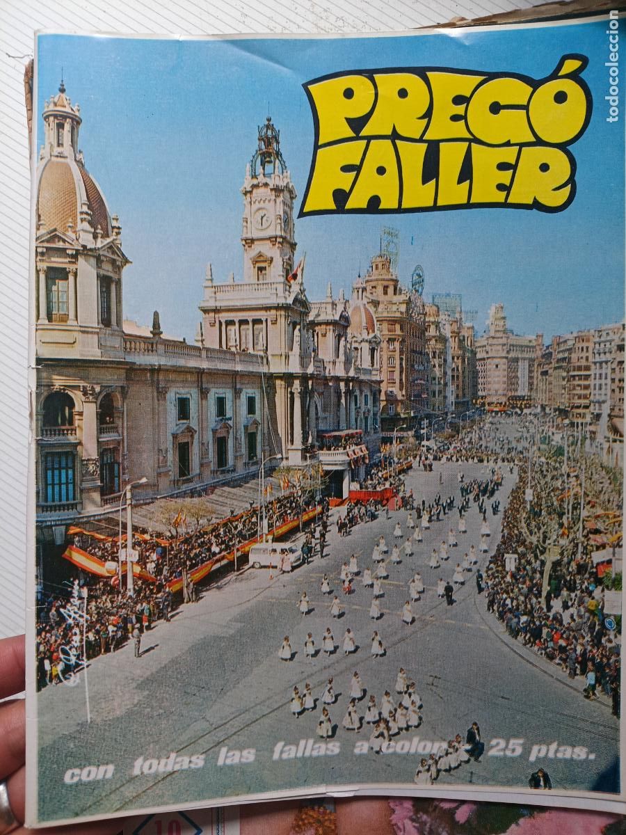Coleccionismo de Revistas y Peri&oacute;dicos: Revista Preg&oacute; Faller a&ntilde;o 1969 con todas las fallas a color