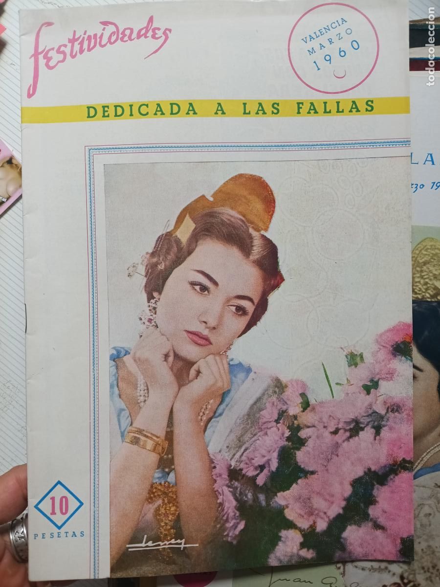 Collectionnisme de Revues et Journaux: FESTIVIDADES DEDICADA A LAS FALLAS 1960 - M. CARMEN MART&Iacute;NEZ BORDIU FRANCO