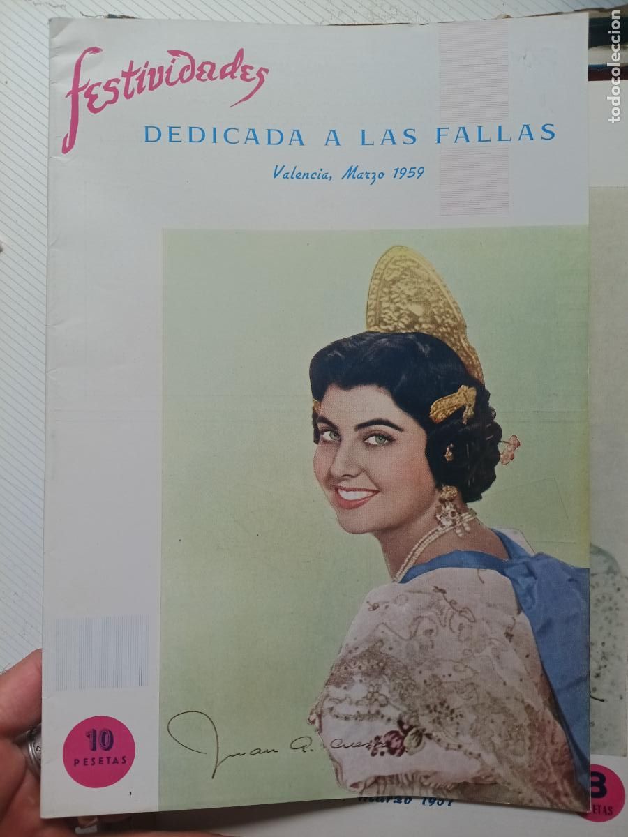 Collectionnisme de Revues et Journaux: REVISTA FALLERA , FESTIVIDADES 1959 -- FALLAS DE VALENCIA CON PUBLICIDAD DE EPOCA