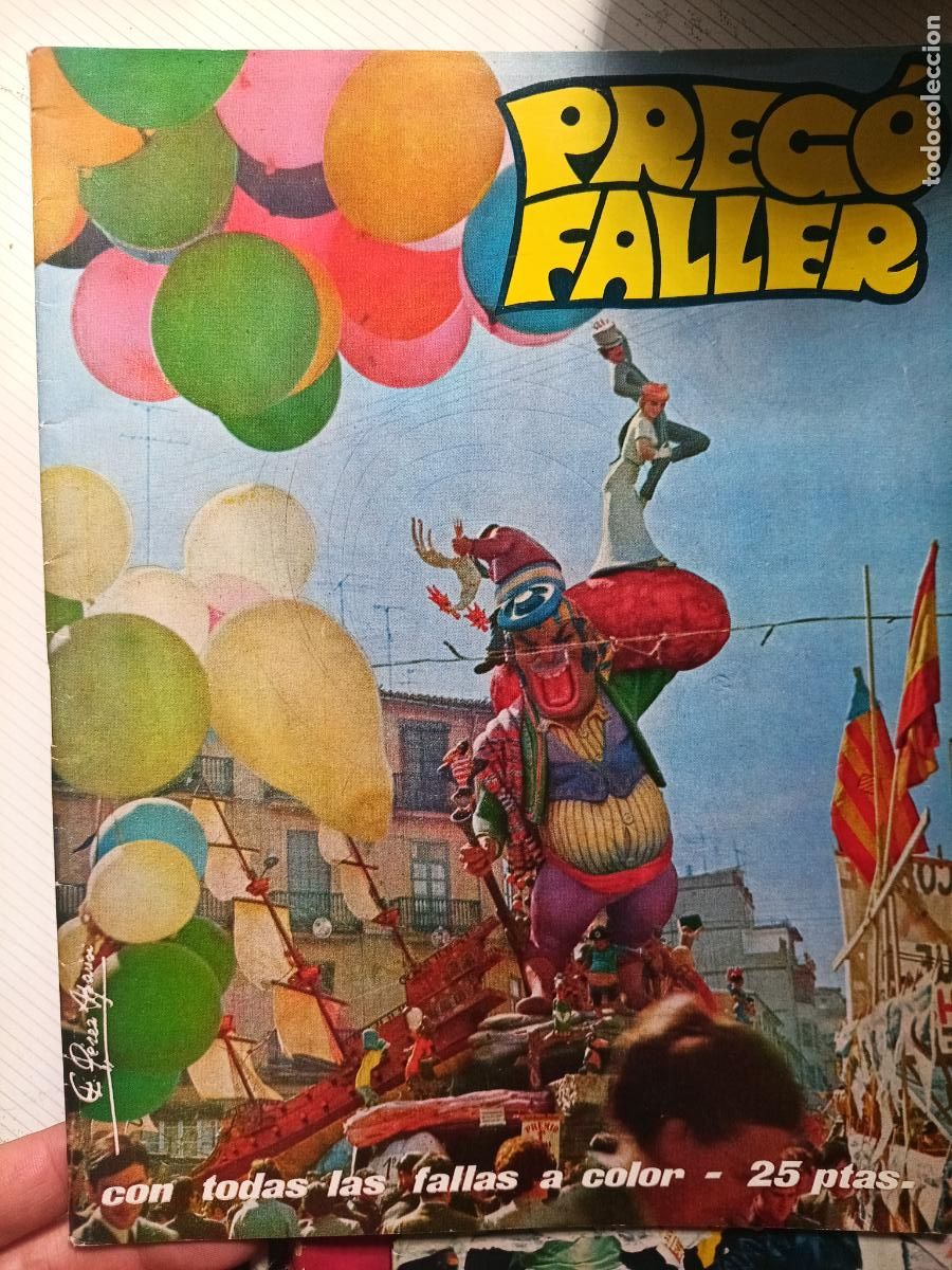 Collectionnisme de Revues et Journaux: Preg&oacute; Faller 1971 --- Revista de Fallas --- Valencia