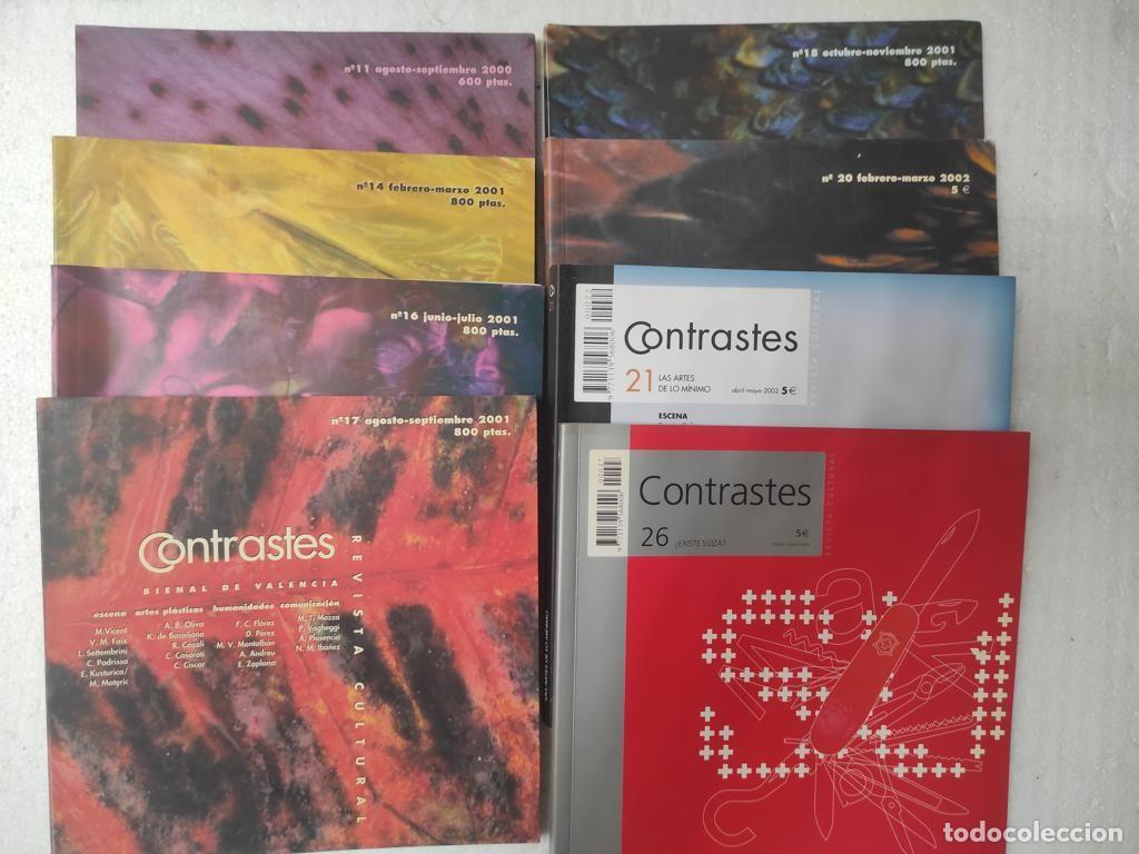 Collection Magazines and Newspapers: CONTRASTES revista cultural Valencia 2001 2002 , 8 revistas n&ordm; 11, 14, 16, 17, 18, 20, 21, 26