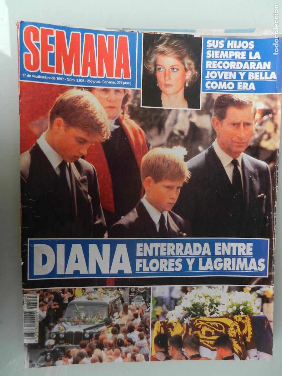 Coleccionismo de Revistas y Peri&oacute;dicos: SEMANA REVISTA N&ordm; 3005- 09-1997- Barbara Rey Carmen Mart&iacute;nez Bordiu Beatriz Rico Marujita Diaz