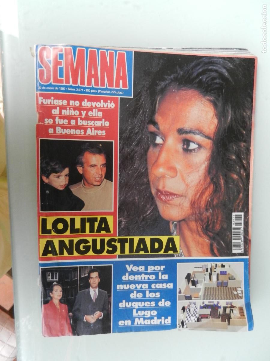 Coleccionismo de Revistas y Peri&oacute;dicos: SEMANA REVISTA N&ordm; 2971- 01-1997- LOLITA ANGUSTIADA - DUQUES DE LUGO