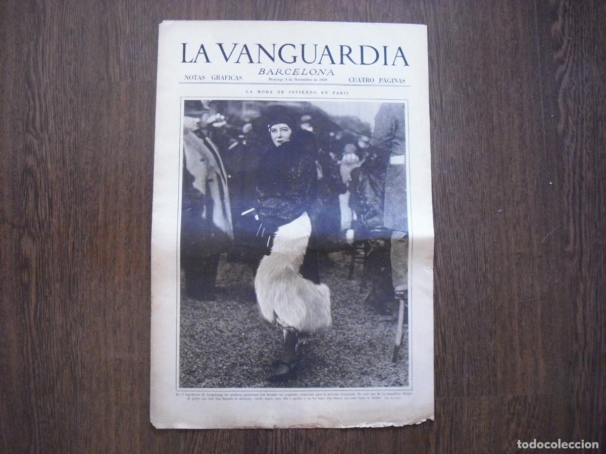 Collection Magazines and Newspapers: LA VANGUARDIA , NOVIEMBRE 2029. LA MODA DE INVIERNO EN PARIS, 4 PAGS
