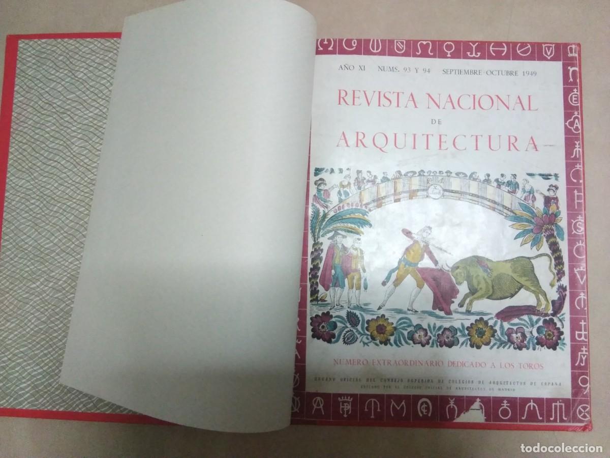 Coleccionismo de Revistas y Peri&oacute;dicos: Revista Nacional de Arquitectura N&deg; 93 94. N&uacute;mero taurino extraordinario