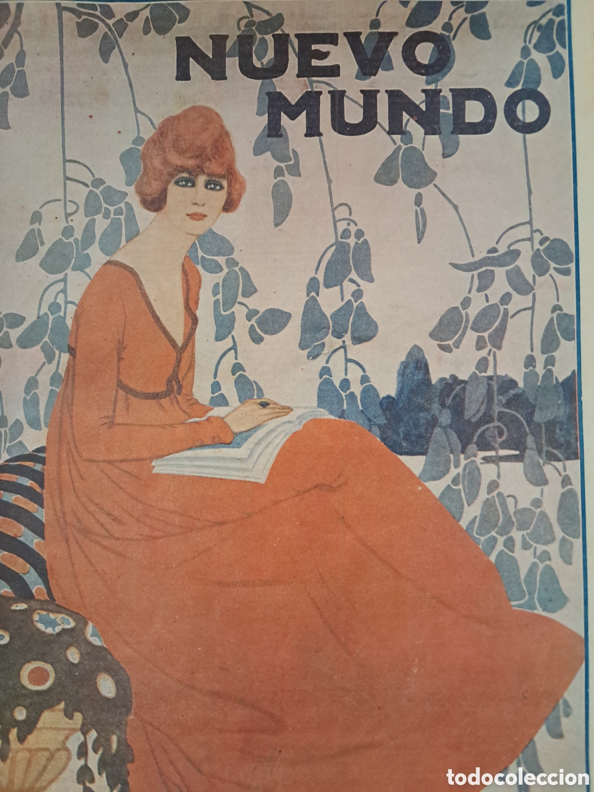 Sammeln von Zeitschriften und Zeitungen: Revista Nuevo Mundo - tomos 1915 y 1920. 2 tomos encuadernado en tapa dura