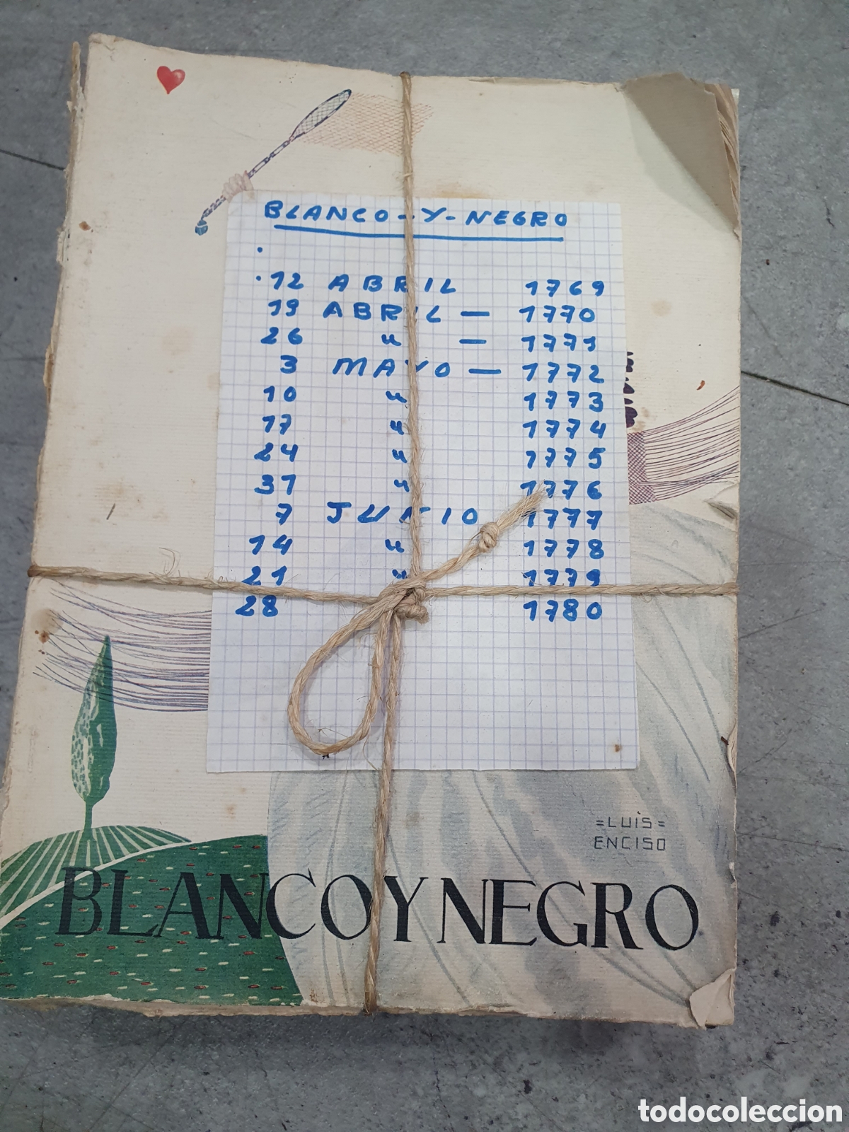 Coleccionismo de Revistas y Peri&oacute;dicos: Lote de 12 revistas Blanco y Negro. (L98)