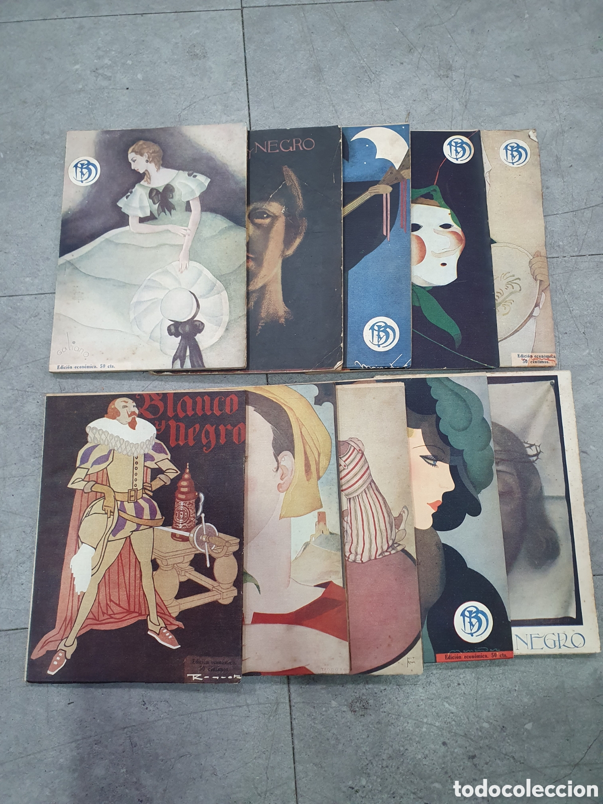 Coleccionismo de Revistas y Peri&oacute;dicos: Lote de 10 revistas Blanco y Negro. (L98)