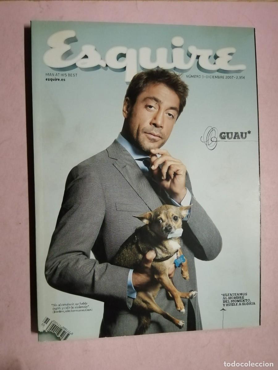 Coleccionismo de Revistas y Peri&oacute;dicos: REVISTA ESQUIRE (NUMERO 3) JAVIER BARDEM