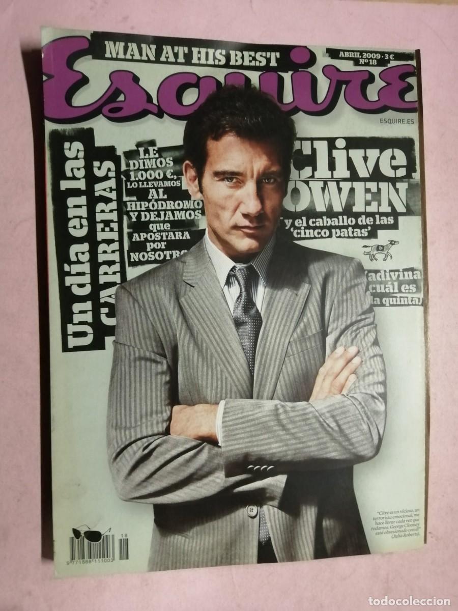 Coleccionismo de Revistas y Peri&oacute;dicos: REVISTA ESQUIRE (NUMERO 18) CLIVE OWEN
