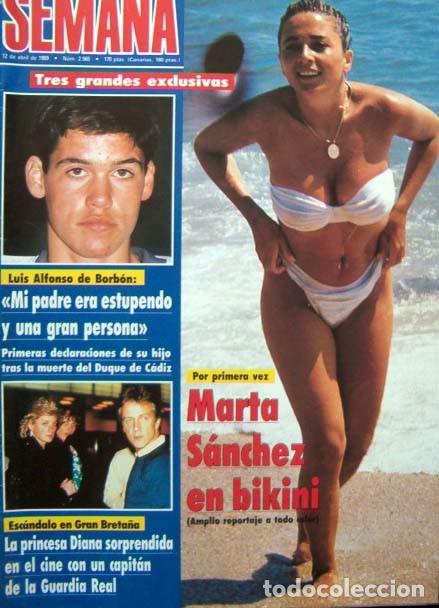 Coleccionismo de Revistas y Peri&oacute;dicos: SEMANA / MARTA SANCHEZ, ISABEL PANTOJA, BARBARA REY, AGATA LYS, VAITIARE BANDERA, OMAR SHARIF