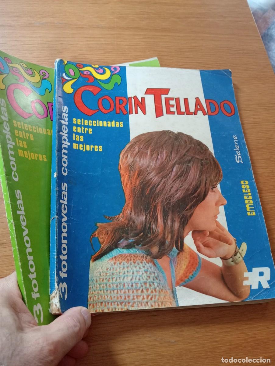 Coleccionismo de Revistas y Peri&oacute;dicos: LOTE CON 2 TOMOS DE COR&Iacute;N TELLADO, CADA UNA CON 3 FOTONOVELAS COMPLETAS. R&Uacute;STICA. ROLL&Aacute;N. 1970 &ndash; 72.