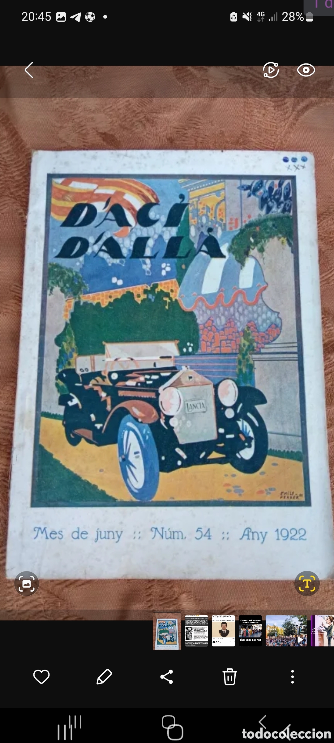 Coleccionismo de Revistas y Peri&oacute;dicos: D'ACI D'ALLA .....a&ntilde;o 1922