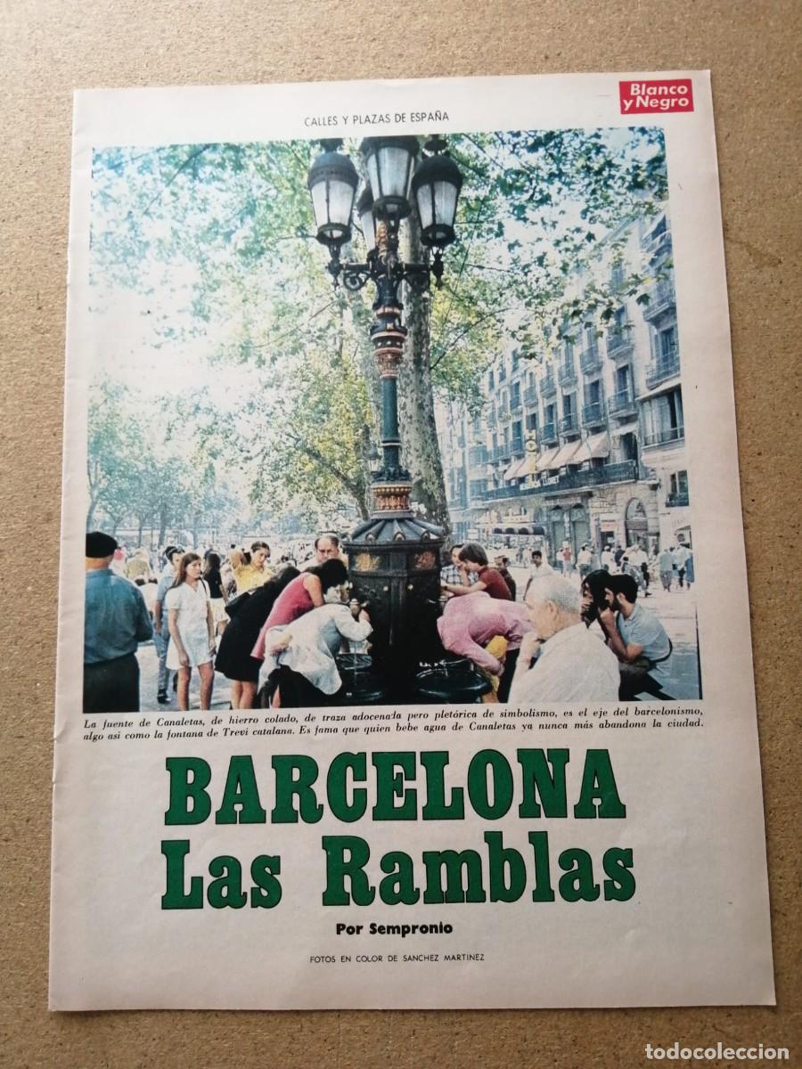 Coleccionismo de Revistas y Peri&oacute;dicos: REVISTILLA BLANCO Y NEGRO. BARCELONA LAS RAMBLAS