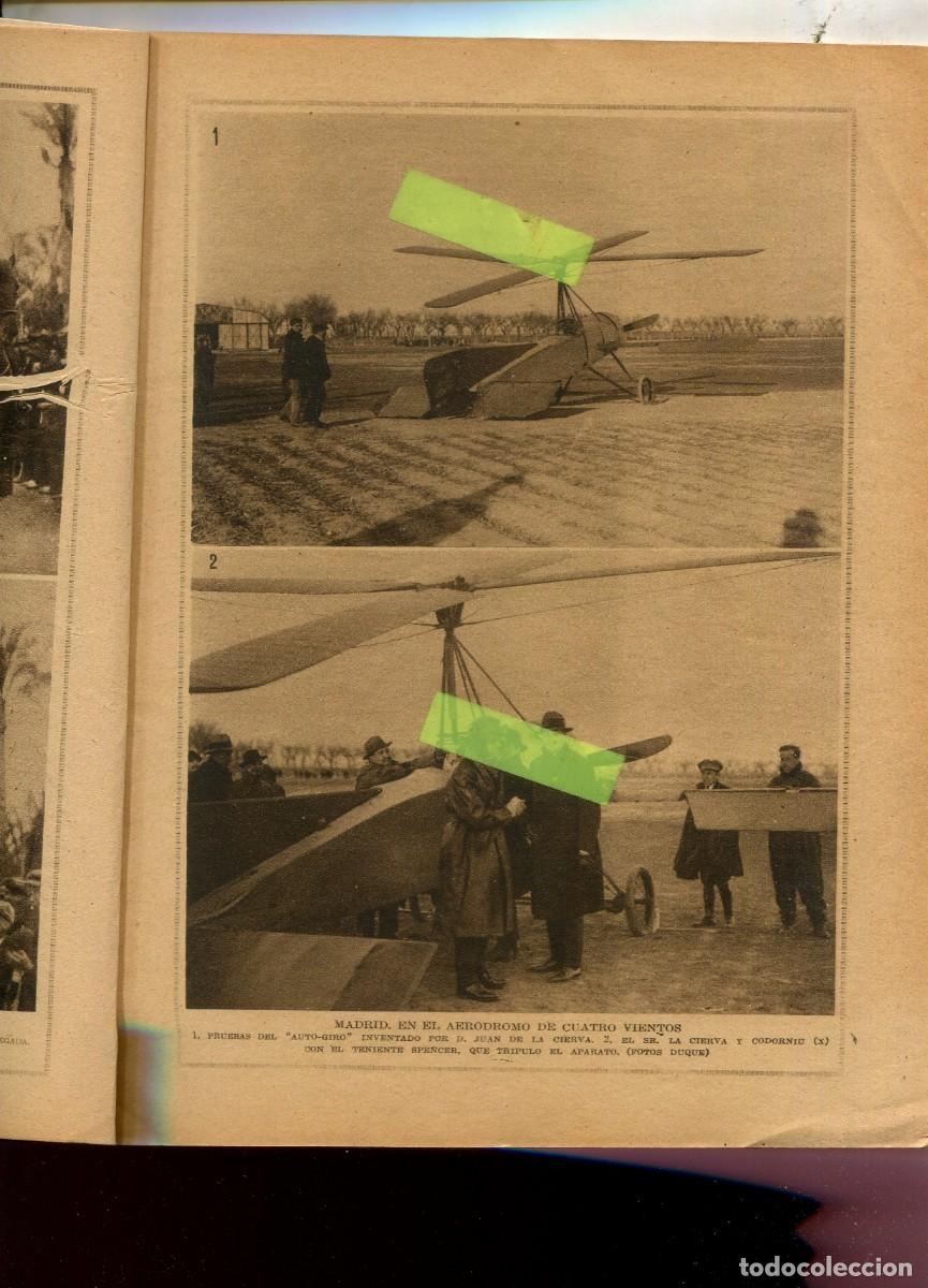 Coleccionismo de Revistas y Peri&oacute;dicos: REVISTA A&Ntilde;O 1923 AUTOGIRO LA CIERVA MONACO REAL MOTO CLUB ISLA DE BENIDORM EL PUIG FINESTRAT VILLAJO