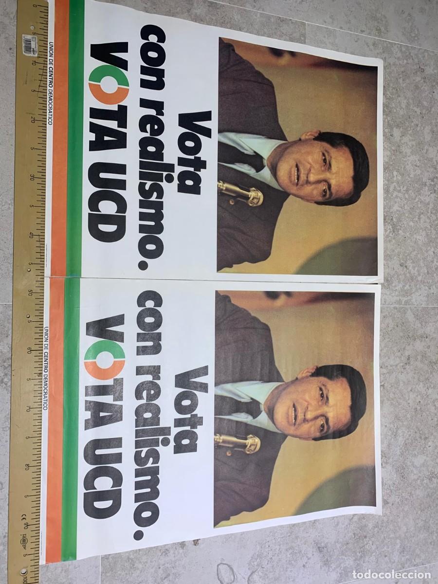 Coleccionismo de Revistas y Peri&oacute;dicos: Poste electoral autentico 1979 (dos unidades perfecto estado)