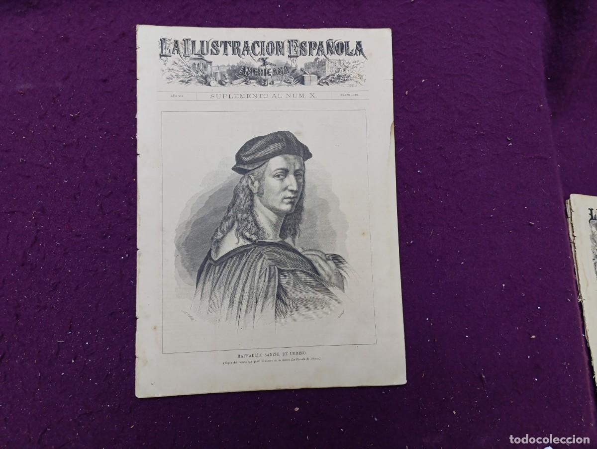 Collection Magazines and Newspapers: 1875, Antigua Revista La Ilustraci&oacute;n Espa&ntilde;ola y Americana, suplemento al N&ordm; 10, unos 39 x 29 cms.
