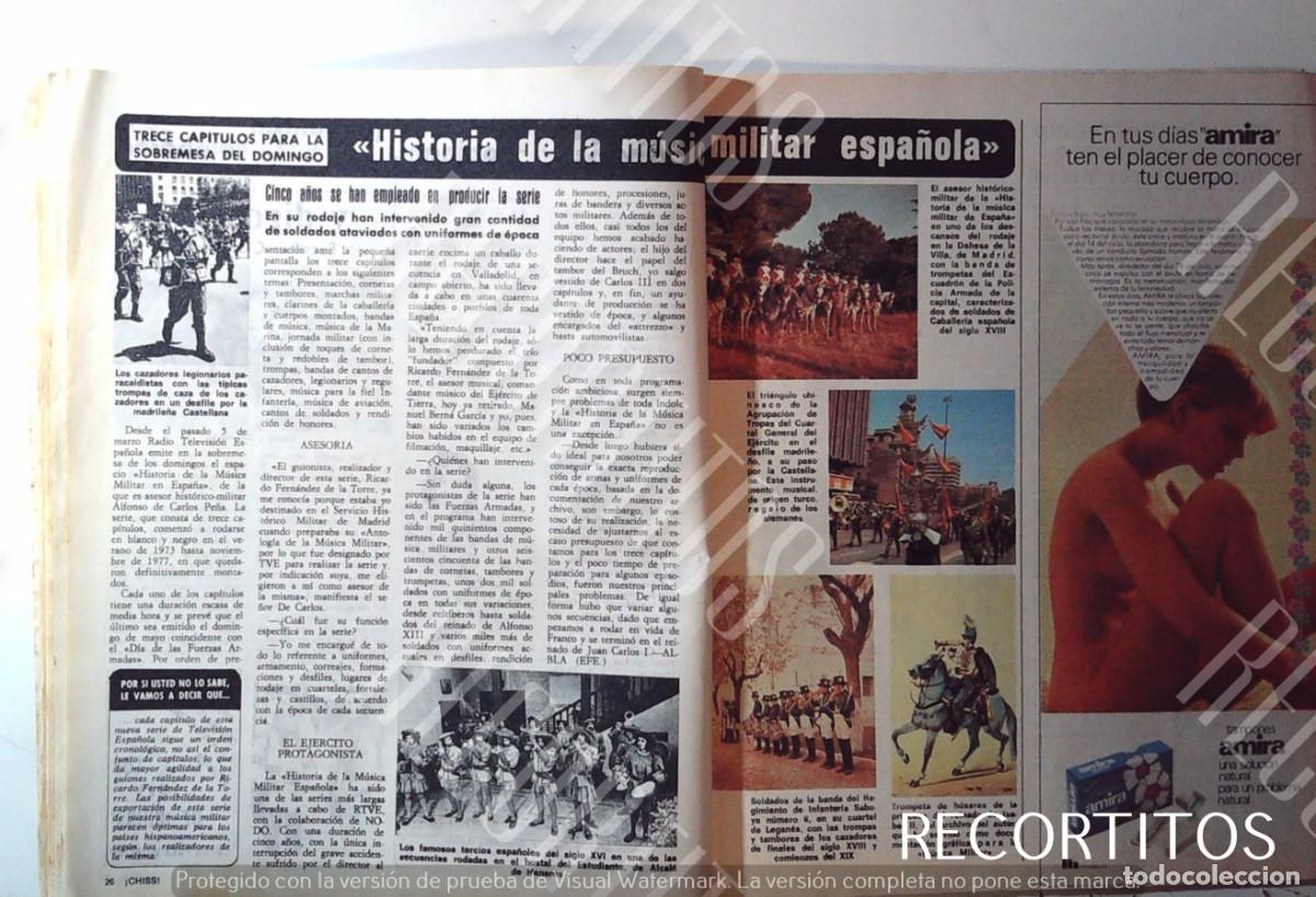 Sammeln von Zeitschriften und Zeitungen: LA HISTORIA DE LA MUSICA MILITAR ESPA&Ntilde;OLA AMIRA TAMPONES