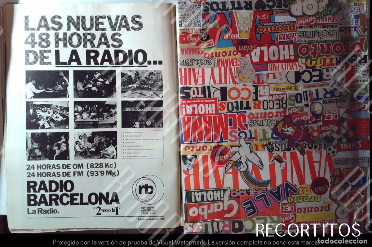 Sammeln von Zeitschriften und Zeitungen: RADIO BARCELONA 24 HORAS DE RADIO ANUNCIO PUBLICIDAD