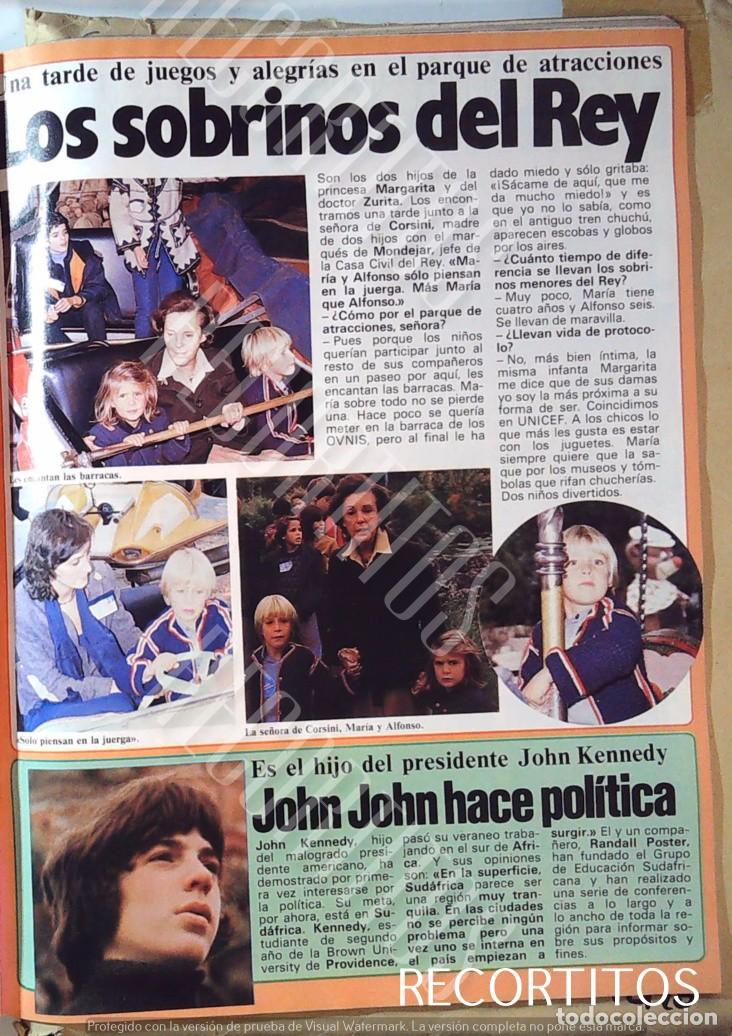 Coleccionismo de Revistas y Peri&oacute;dicos: JOHN JOHN KENNEDY MARIA ALFONSO DE BORBON EN EL PARQUE DE ATRACCIONES