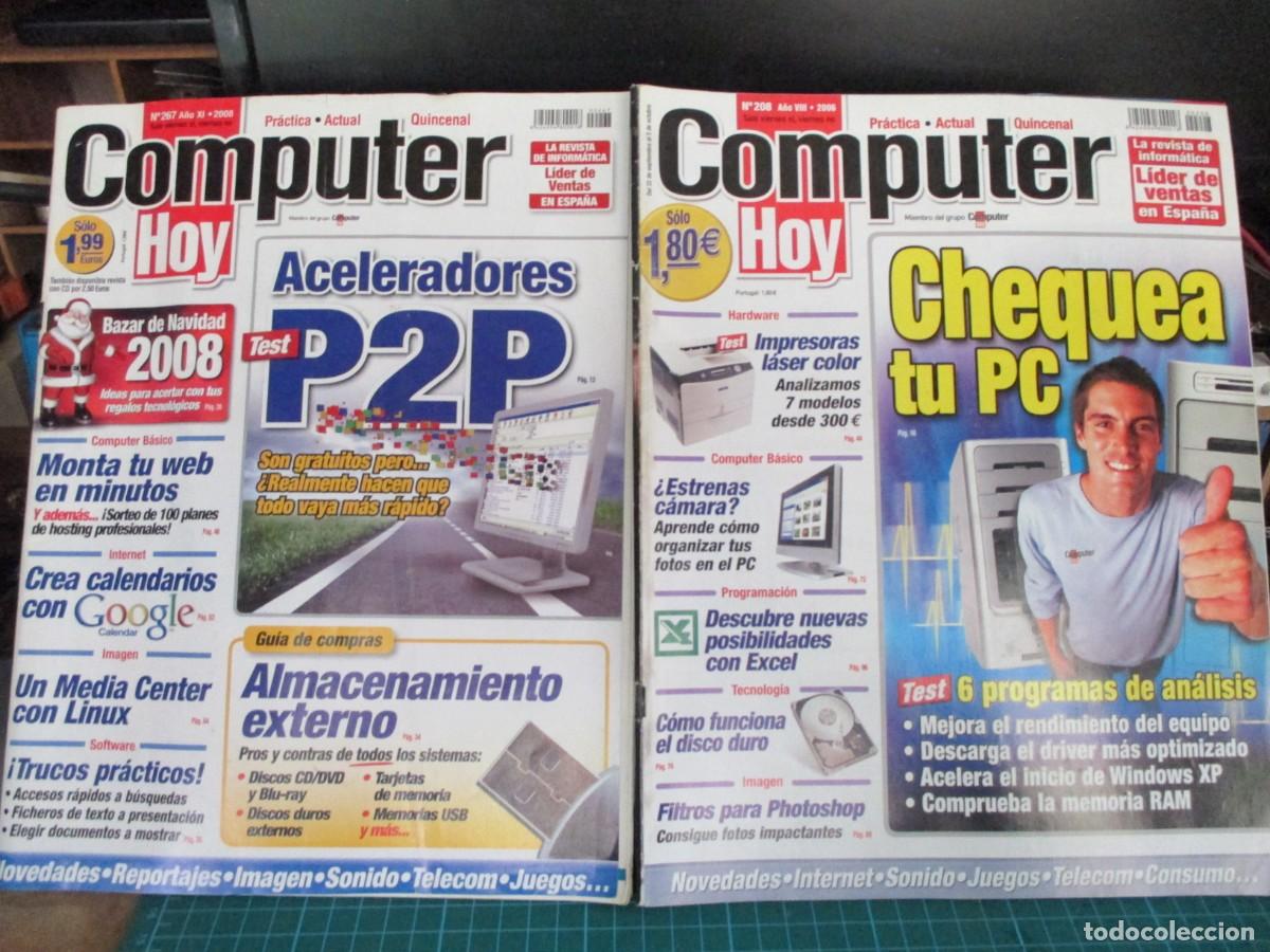 Coleccionismo de Revistas y Peri&oacute;dicos: 363- Lote 2 Revistas Computer Hoy (2006 y 2008) &ndash; Especial Inform&aacute;tica Retro