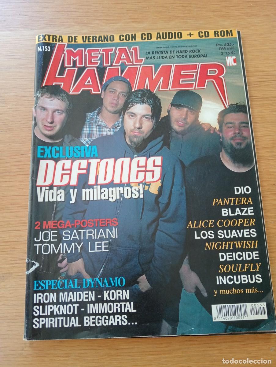 Collezionismo di Riviste e Giornali: REVISTA METAL HAMMER N.&ordm; 153. GRAPA. MCEDICIONES S.A. 2000. INCLUYE P&Oacute;STERS.
