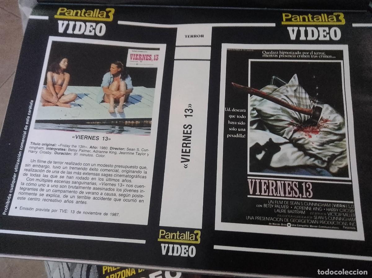 Coleccionismo de Revistas y Peri&oacute;dicos: Viernes 13 s&oacute;lo caratula de revista a&ntilde;os 80