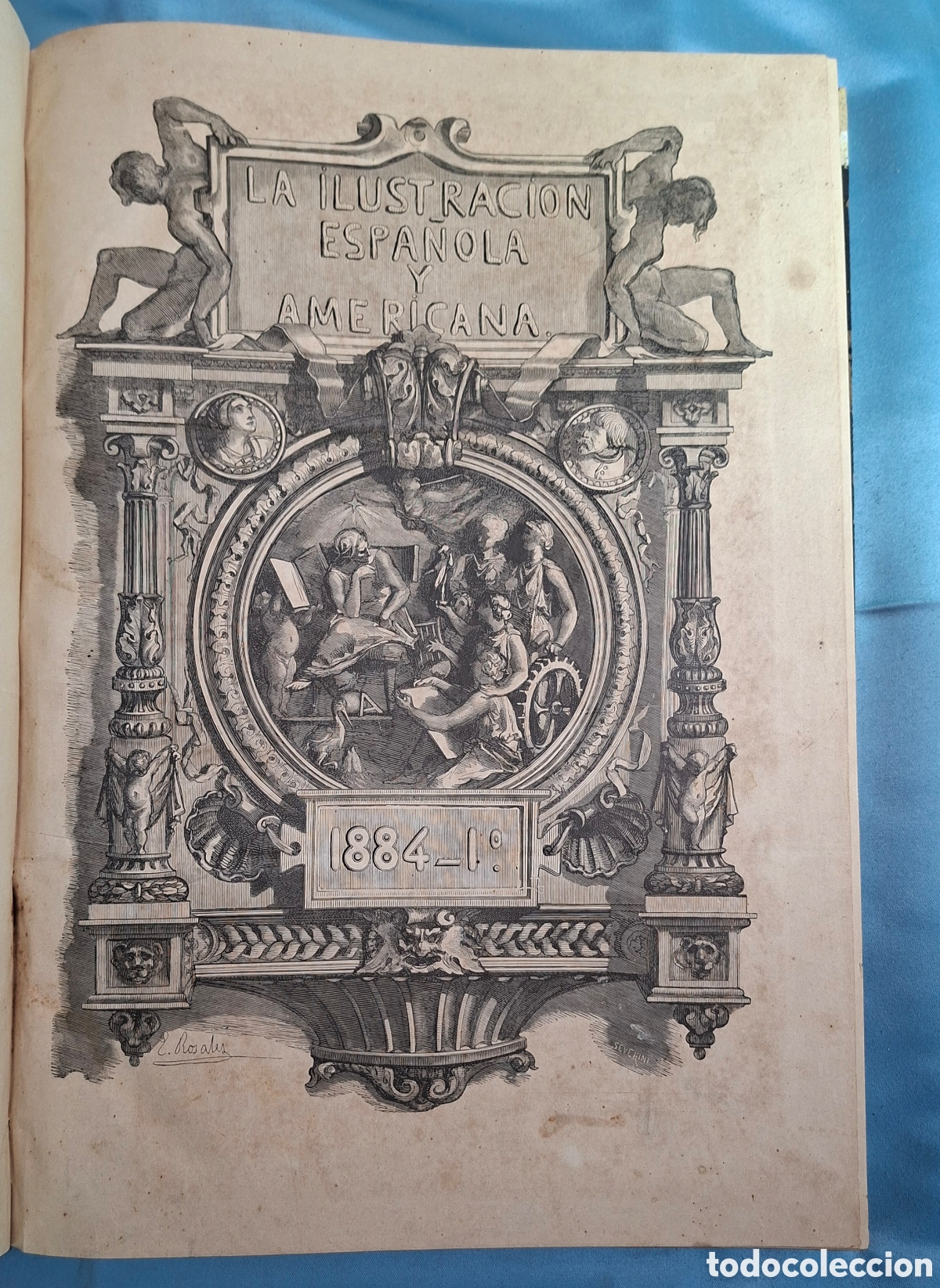 Collezionismo di Riviste e Giornali: Revista La Ilustraci&oacute;n Espa&ntilde;ola y Americana del a&ntilde;o 1884 tomo 1.