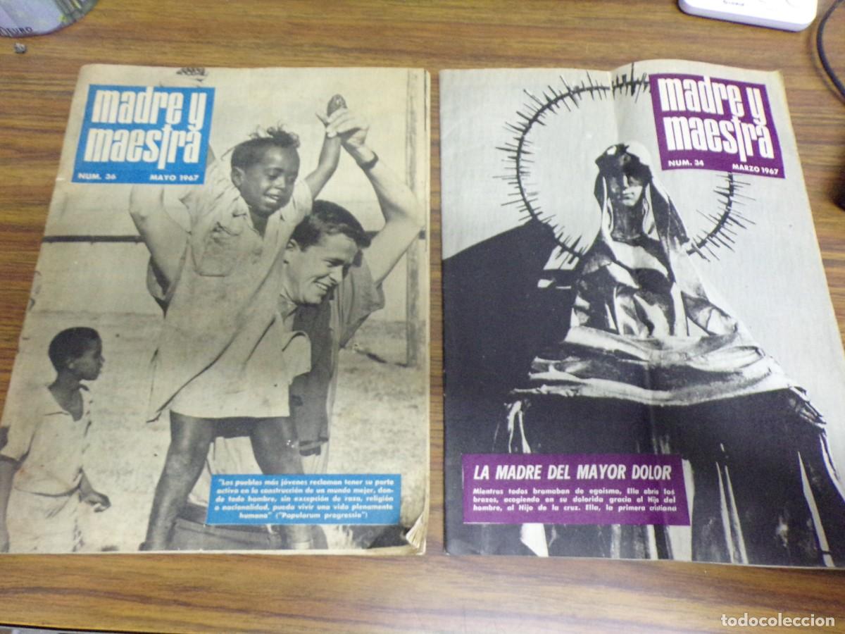 Colecionismo de Revistas e Jornais: LIQUIDANDO. 2 revistas. madre y maestra. n&ordm; 36 de 1967 y n&ordm; 34 de 1967