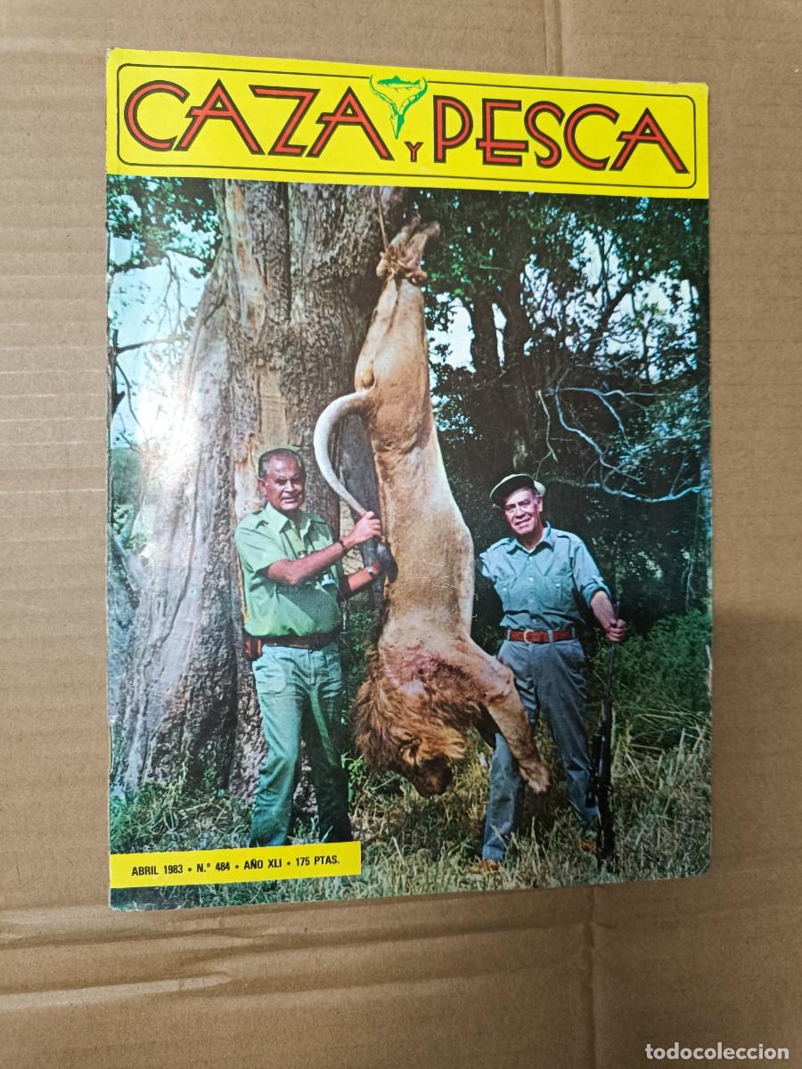 Sammeln von Zeitschriften und Zeitungen: ANTIGUA REVISTA CAZA Y PESCA, 1983, SALMON CORZOS PERROS MONTERIAS DESCUIDOS -P13