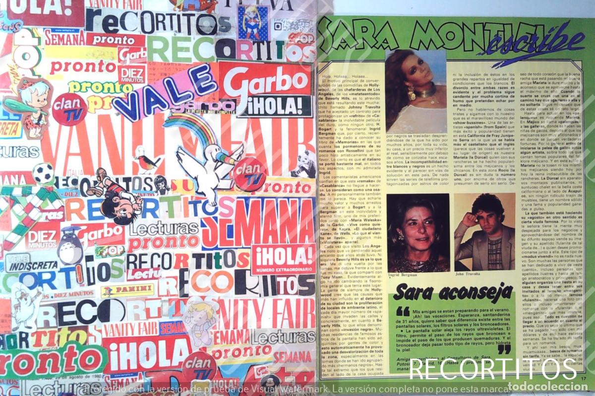 Coleccionismo de Revistas y Peri&oacute;dicos: SARA MONTIEL JOHN TRAVOLTA INGRID BERGMAN