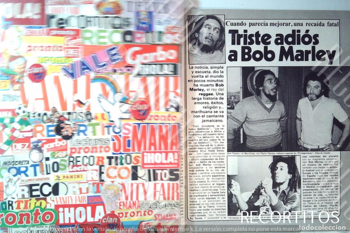 Coleccionismo de Revistas y Peri&oacute;dicos: BOB MARLEY REAGGE REAGE