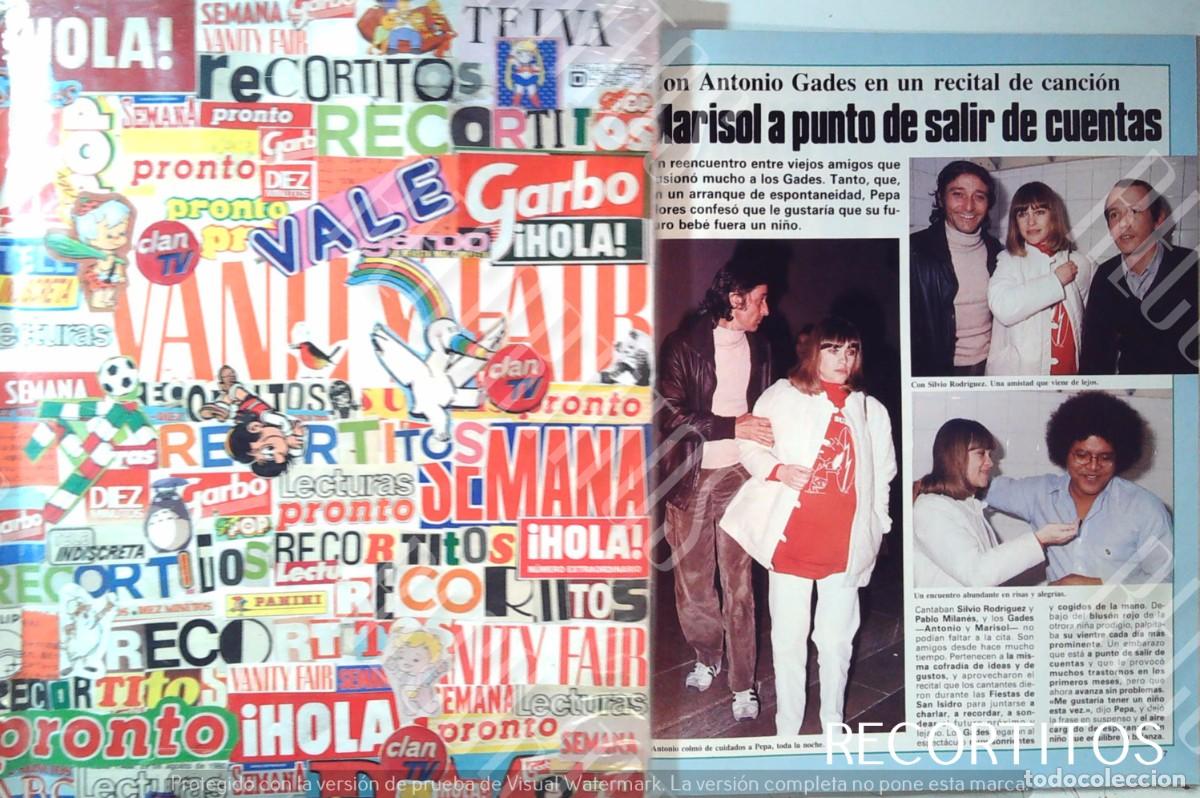Coleccionismo de Revistas y Peri&oacute;dicos: PEPA FLORES MARISOL ANTONIO GADES