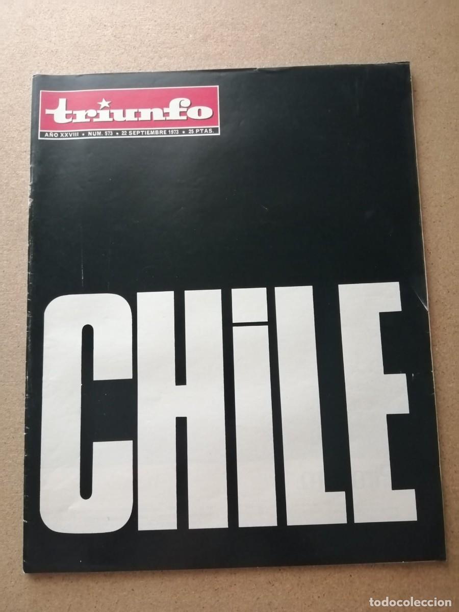 Coleccionismo de Revistas y Peri&oacute;dicos: REVISTA TRIUNFO (NUMERO 573) CHILE