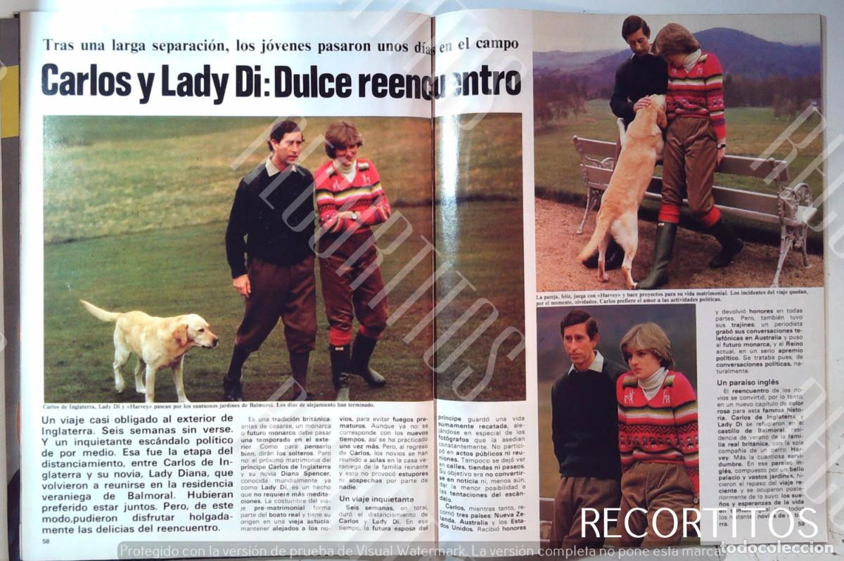 Coleccionismo de Revistas y Peri&oacute;dicos: LADY DI DIANA DE GALES CARLOS Y SU PERRO