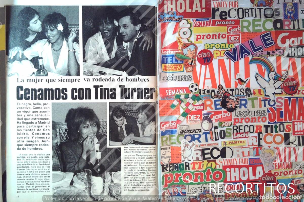 Coleccionismo de Revistas y Peri&oacute;dicos: TINA TURNER EN ESPA&Ntilde;A 1981