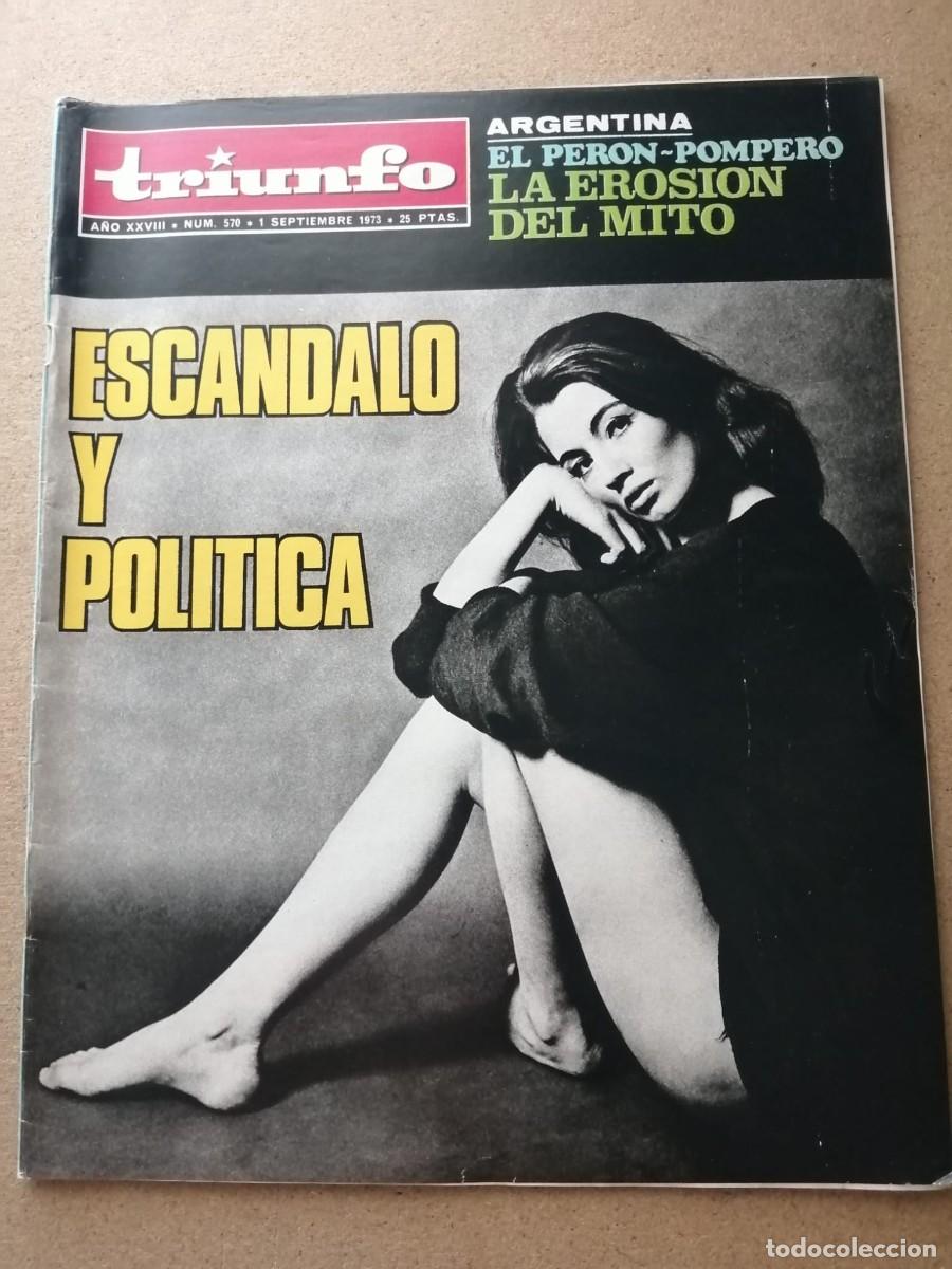 Sammeln von Zeitschriften und Zeitungen: REVISTA TRIUNFO (NUMERO 570) ESCANDALO Y POLITICA - ARGENTINA, PERON LA EROSION DEL MITO -...