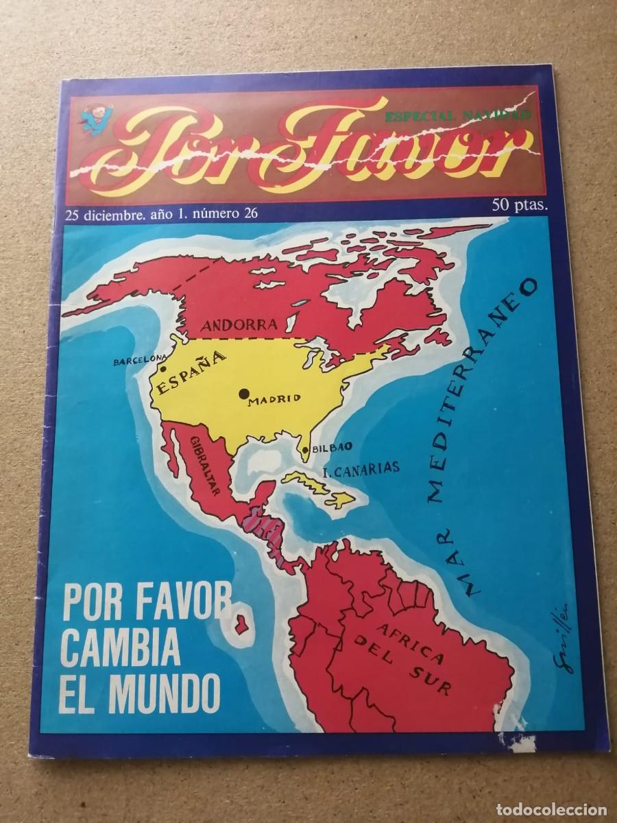 Coleccionismo de Revistas y Peri&oacute;dicos: POR FAVOR (NUMERO 26) POR FAVOR CAMBIA EL MUNDO