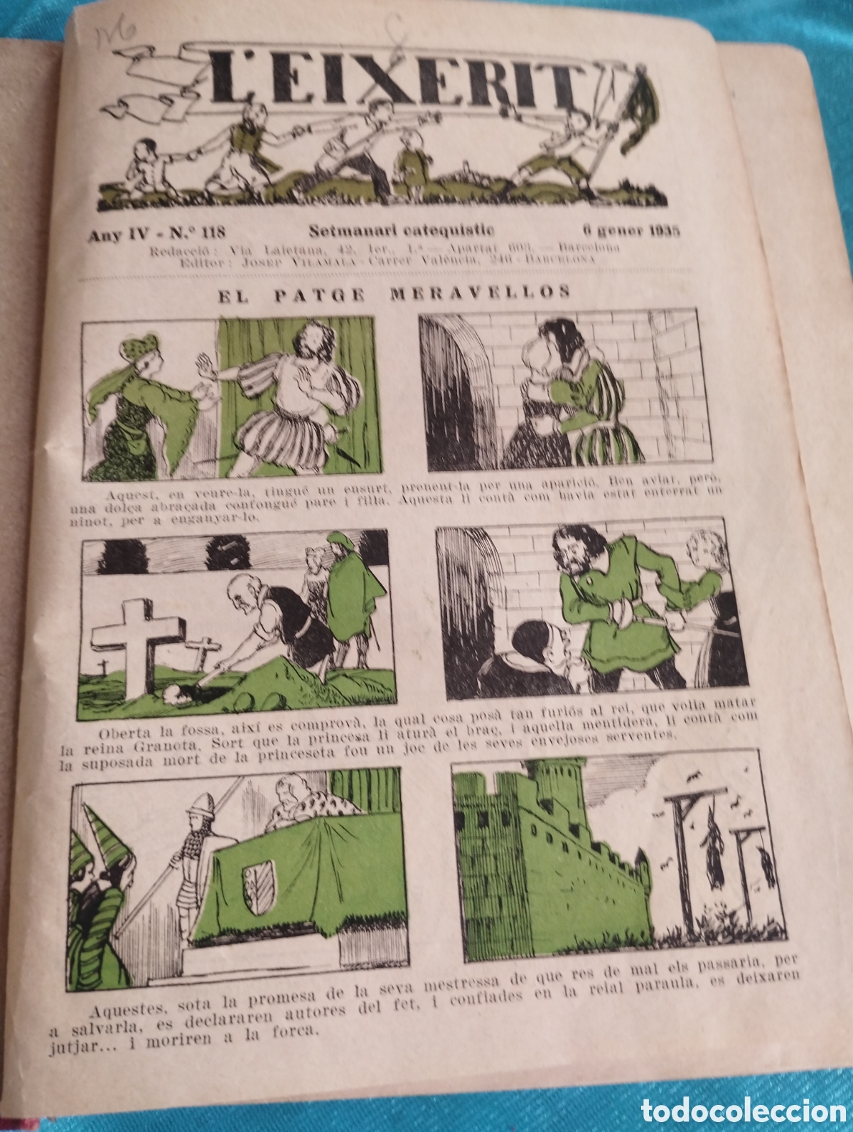 Collezionismo di Riviste e Giornali: L'Exerit libro encuadernado de todo el a&ntilde;o 1935