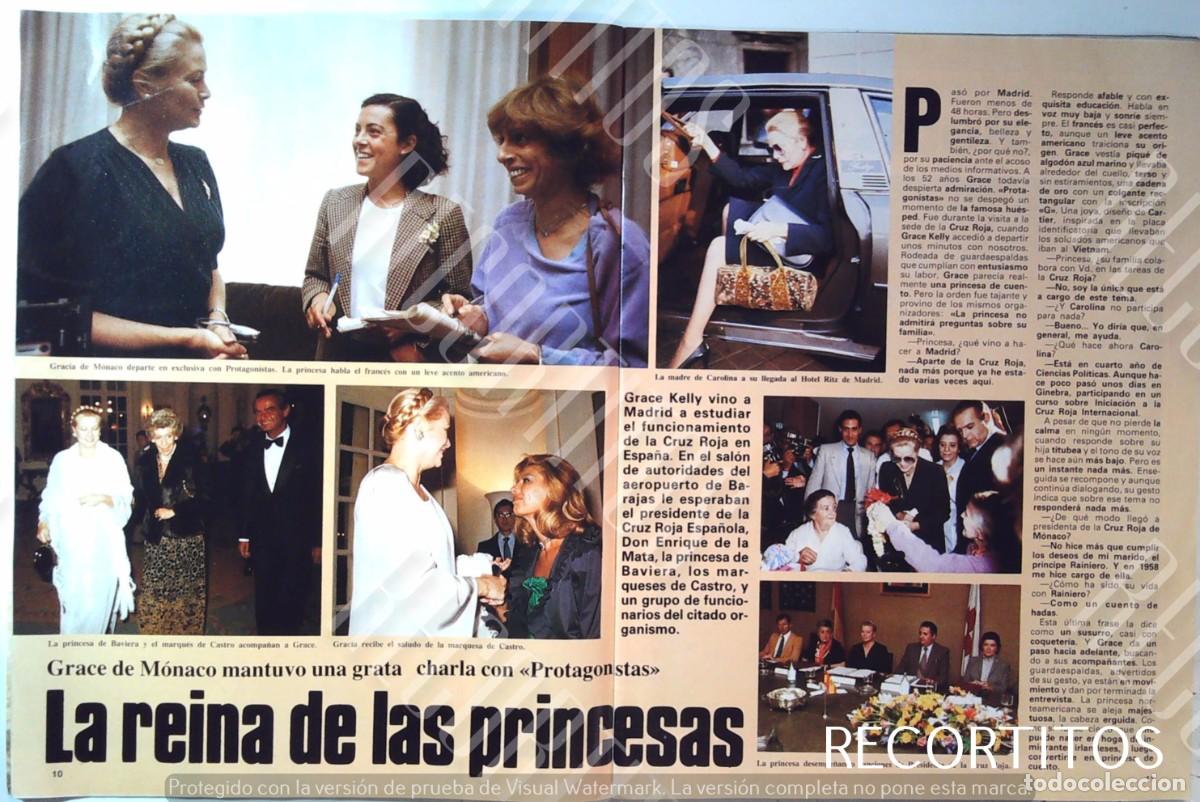 Collezionismo di Riviste e Giornali: GRACE KELLY GRACIA DE MONACO EN ESPA&Ntilde;A PROTAGONISTAS