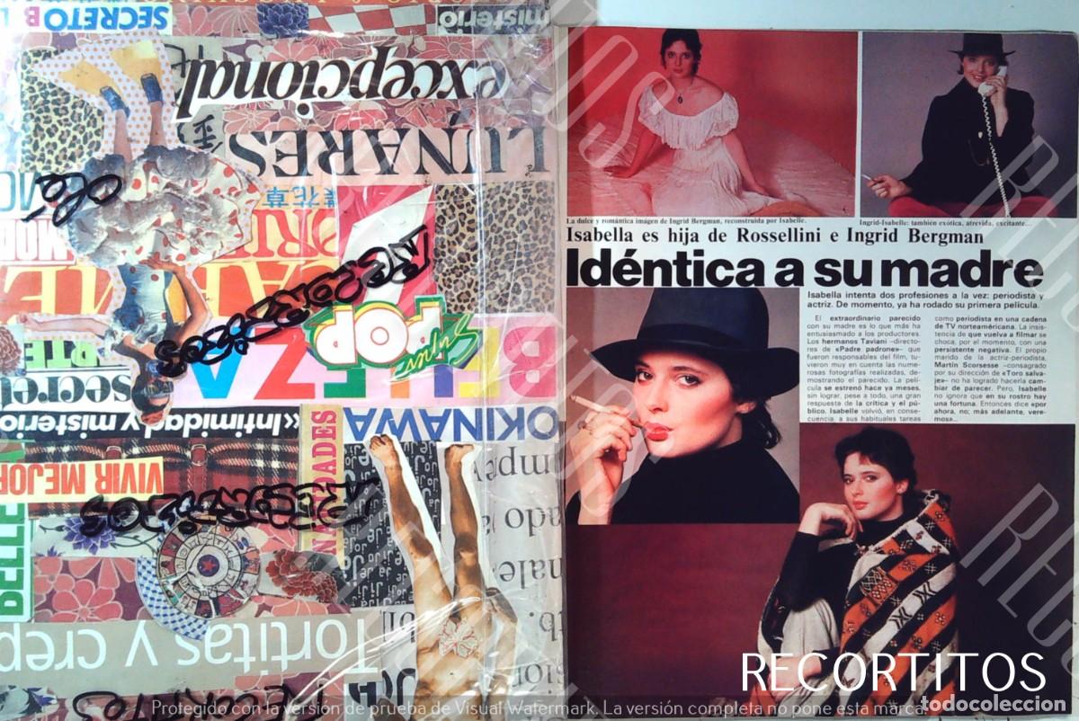 Collectionnisme de Revues et Journaux: ISABELLA ROSSELLINI INGRID BERGMAN