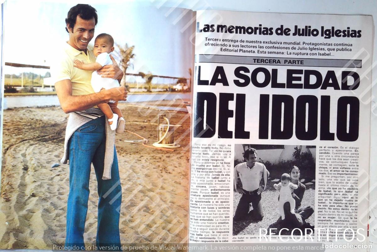 Coleccionismo de Revistas y Peri&oacute;dicos: JULIO IGLESIAS MEMORIAS EN PROTAGONISTAS CAPITULO 3 ISABEL PREYSLER