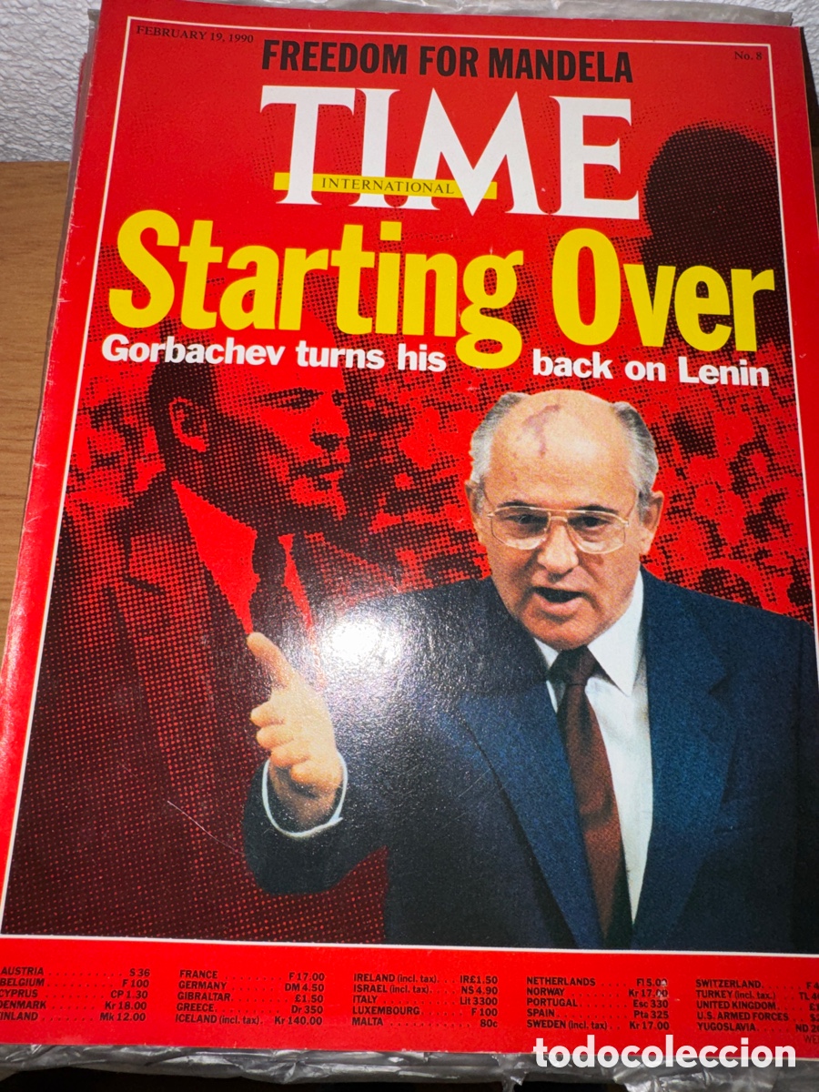 Coleccionismo de Revistas y Peri&oacute;dicos: Revista TIME 26 n&uacute;meros 1990 ingl&eacute;s