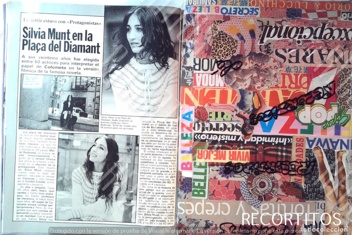 Coleccionismo de Revistas y Peri&oacute;dicos: SILVIA MUNT LA PLAZA DEL DIAMANTE