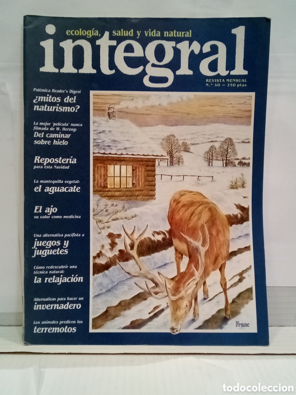 Collezionismo di Riviste e Giornali: Integral. Ecologia, salud y vida natural. Revista Mensual N&ordm;40