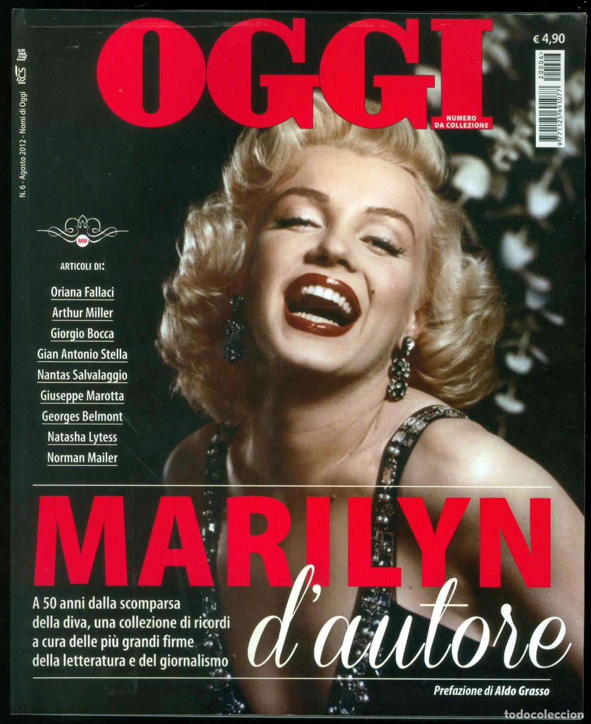 Coleccionismo de Revistas y Peri&oacute;dicos: REVISTA ITALIANA ESPECIAL MARILYN MONROE OGGI COMPLETAMENTE DEDICADA A LA ACTRIZ