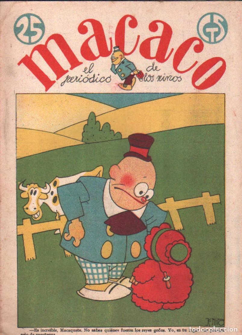 Sammeln von Zeitschriften und Zeitungen: MACACO, EL PERIODICO DE LOS NI&Ntilde;OS A&Ntilde;O I, N&ordm;. 45. A-COMIC-9302