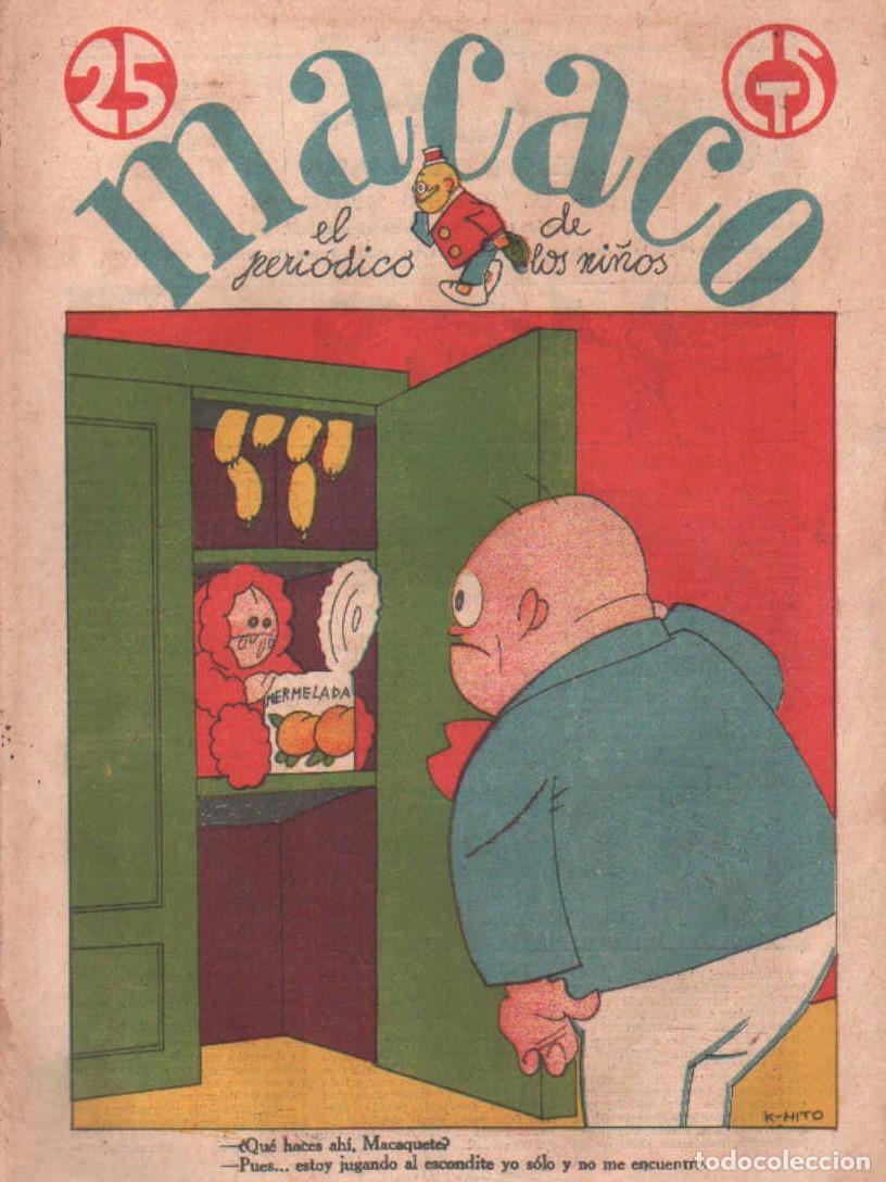 Colecionismo de Revistas e Jornais: MACACO, EL PERIODICO DE LOS NI&Ntilde;OS A&Ntilde;O II, N&ordm;. 52. A-COMIC-9303