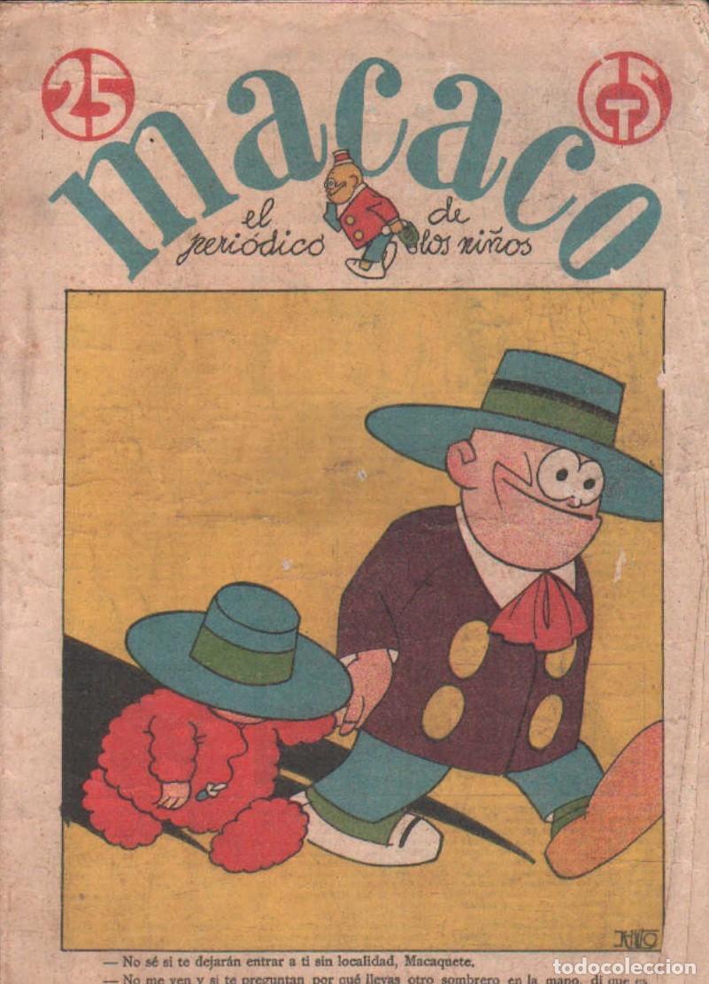 Colecionismo de Revistas e Jornais: MACACO, EL PERIODICO DE LOS NI&Ntilde;OS A&Ntilde;O II, N&ordm;. 66. A-COMIC-9304