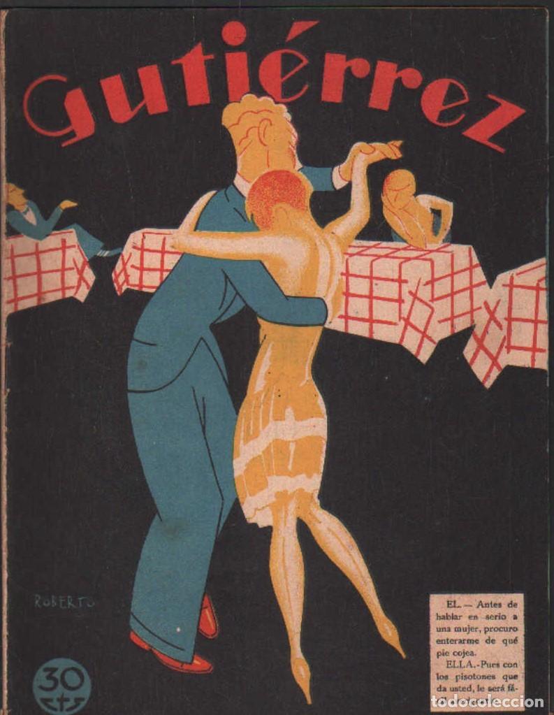 Coleccionismo de Revistas y Peri&oacute;dicos: GUTI&Eacute;RREZ, SEMANARIO ESPA&Ntilde;OL DE HUMORISMO. A&Ntilde;O I, NUM. 22. A-COMIC-9308